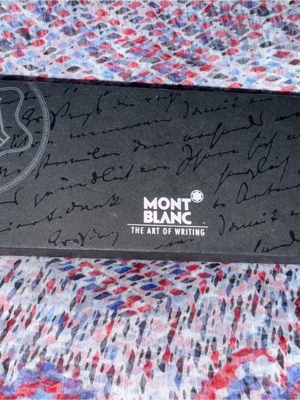 Montblanc Black Presentation Box with White Logo